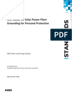 IEEE STD 2778 (2020) - Guide For Solar Power Plant Grounding For Personnel Protection