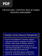 Jeffrey A. Mello 4e - Chapter 4 - The Evolving or Strategic Role of Human Resource Management