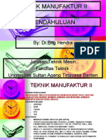 Proses Manufaktur II