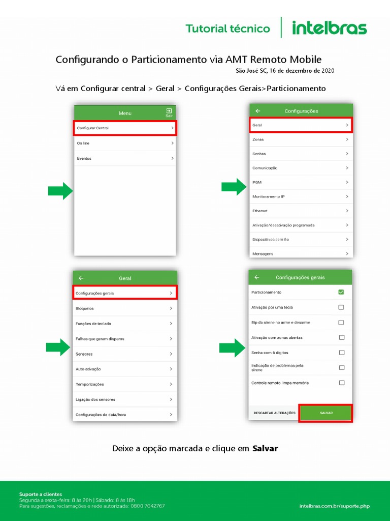 Configurando o Particionamento Pelo AMT Remoto Mobile PDF