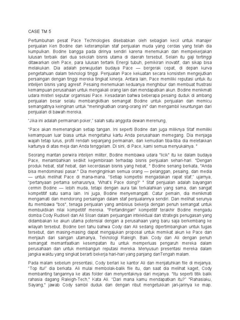 Case TM 5 | PDF