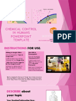 Chemical Control in Humans Powerpoint Template: Institute Logo