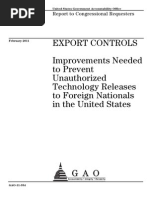 GAO Export Controls Feb 2011