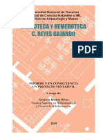 Proyecto Biblioteca C.R. Gajardo - Graciela Rivas