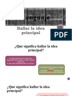 Hallar La Idea Principal