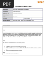 Unit 2 - Assignment 1 Brief - Layout