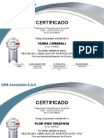 Certificados PAI