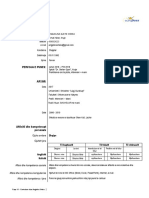 Curriculum Vitae: Informatat Personale