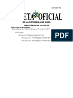 Gaceta Oficial Escalas y Tarifas Del Incremento de Pensiones y Salarial en Cuba