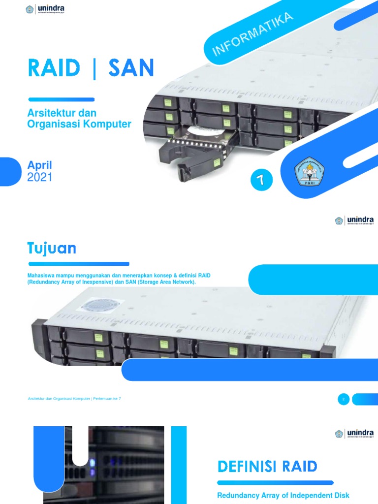 Konsep RAID dan SAN untuk Mahasiswa | PDF