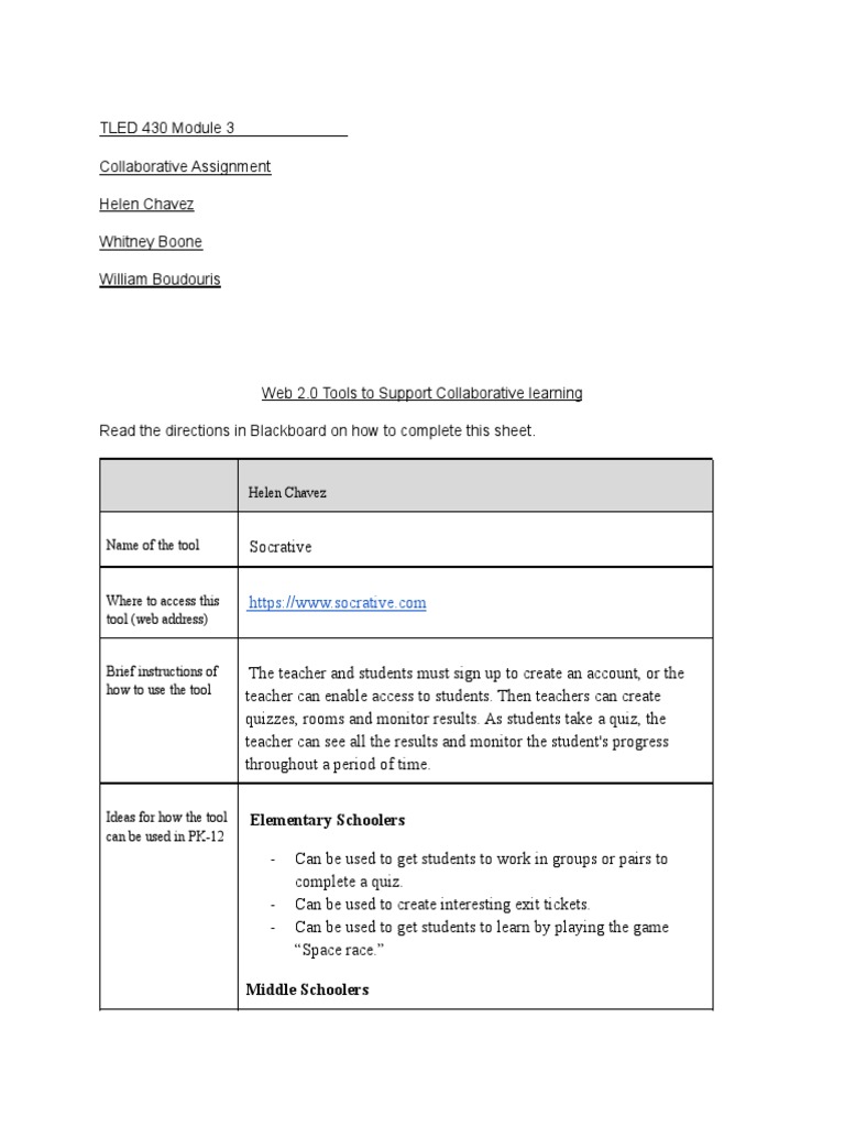 Tled 430 Module 3 | PDF | Software | Learning