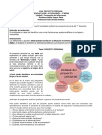 3M - Ciencias para La Ciudadanía - Proyecto Personal