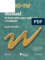 Wisc IV - Manual de Aplicação