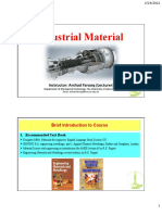 Industrial Material: Subject Name
