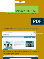 Guía Rápida Para Registro en EDUPLAN