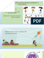 Dimensiones de La Educacion Socioemocional. 2021