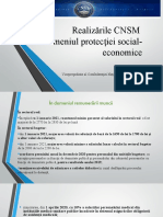 Realizarile Cnsm Protecția Social-economice