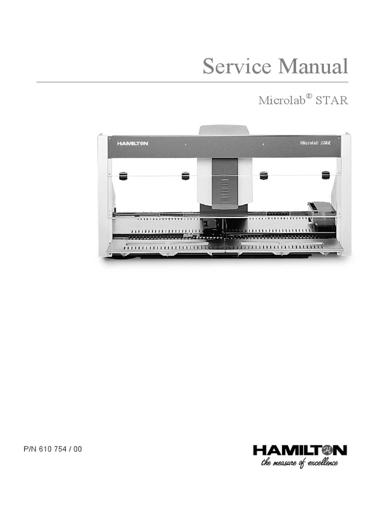 Hamilton Microlab STAR Service Manual PDF Microsoft Windows
