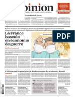 Journal L OPINION Du Mardi 31 Mars 2020