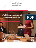 Public speaking and presentation skills training