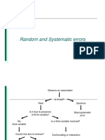 Random and Systemeatic Errors