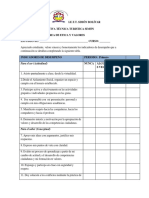 Autoevaluación Etica y Valores