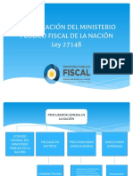 Organización Del Ministerio Público Fiscal de La Nación (Escribir en Mi Cuaderno)