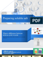 Preparing Soluble Salt