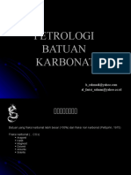 Asistensi Petrologi Batuan Sedimen Nonklastik Karbonat FARISI (UGM)