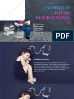 KREATIVITAS DALAM KEWIRAUSAHAAN