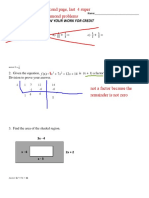 Last page math problems