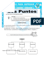 Ficha Clases de Puntos para Cuarto de Primaria