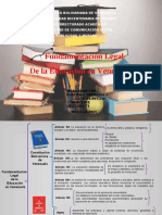 Fundamentacion Legal Educacion.