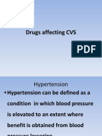 Drugs Affecting Cvs 2