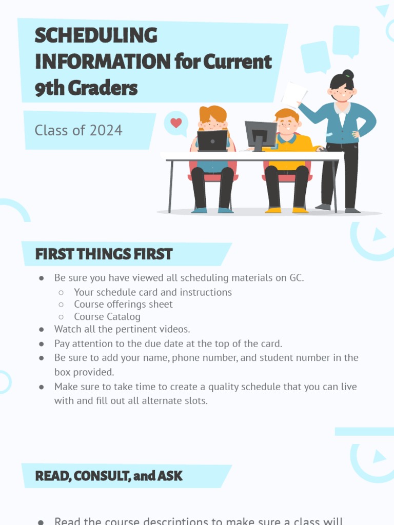 10th Grade Course Scheduling Guide | PDF | Foreign Language Studies