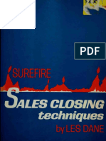 Surefire Sales Closing Techniqu LesDane PDF