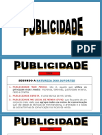 Publicidade - Tipos - Objetivos - Atitudes