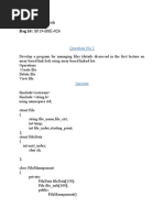 File Management System (Assignment No 4)