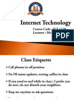 Lecture Internet Technology