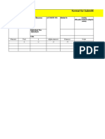 Format For Submitting Beneficiary Data For Interest Subvention Scheme