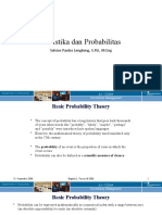 Statistika Dan Probabilitas: Salvius Paulus Lengkong, S.PD., M.Eng