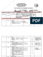 Planeacion de Español 1° BLOQUE II