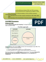 3.3.5 RISC Processors, 3.3.6 Paralell Processi