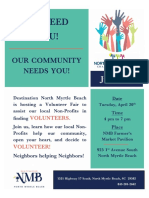 Volunteer Fair Poster