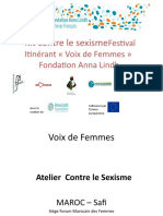 Atelier Sexisme Voix de Femmes