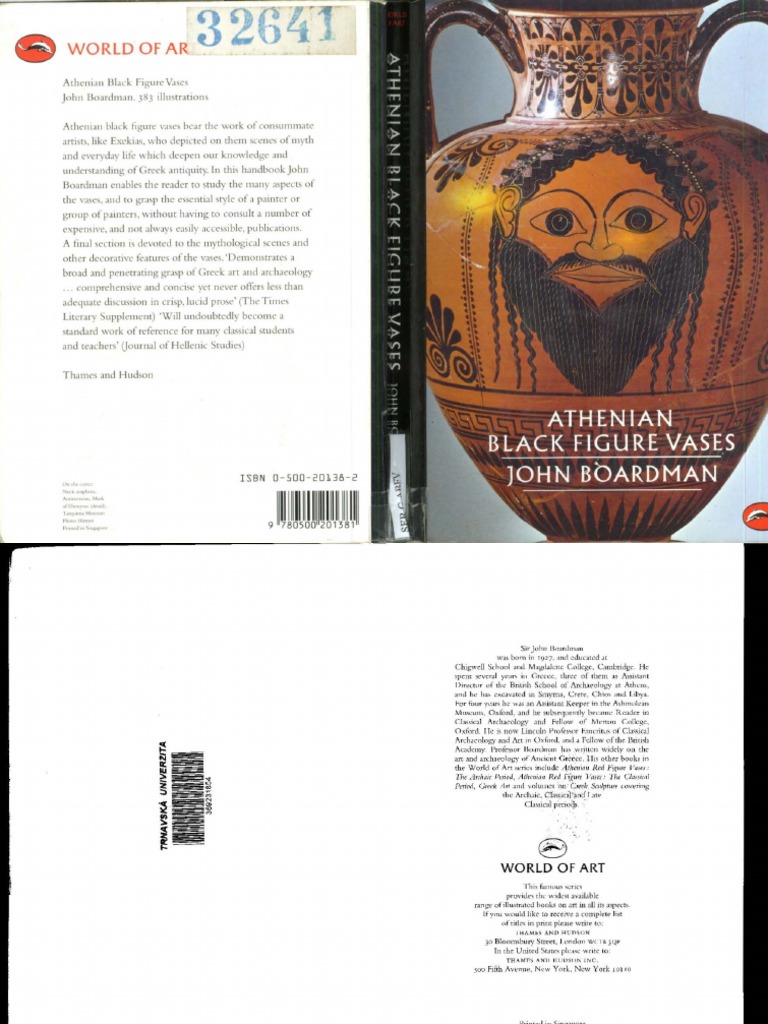(World of Art) John Boardman Athenian Black Figure VasesThames and