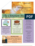 The Christian Messenger: March 9, 2011