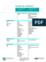 Linking Words and Phrases