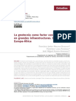 La Geotecnia Como Factor Condicionante en Grandes Infraestructuras. El Enlace Fijo Europa-África