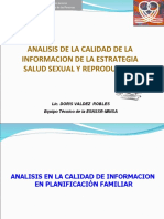 CONTROL DE CALIDAD Informes SSR